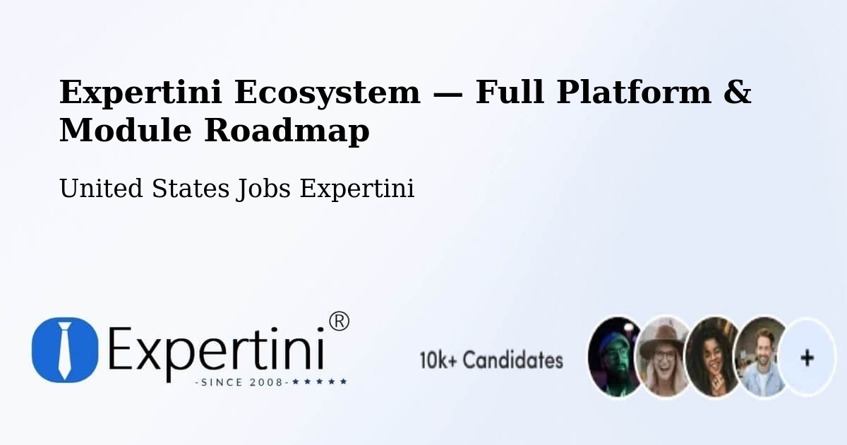 Expertini Ecosystem — Full Platform & Module Roadmap – Pullman