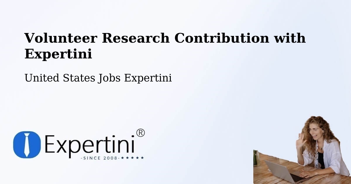 Volunteer Research Contribution Program – Pullman - United States Jobs Expertini